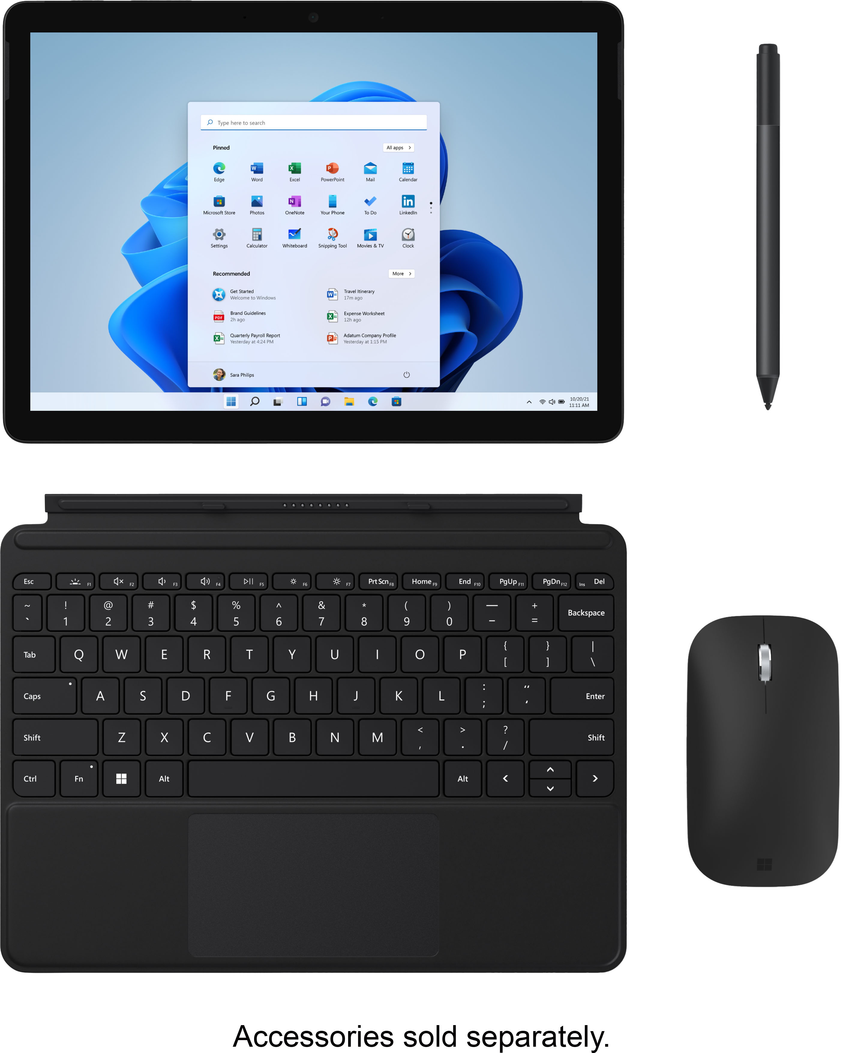 Microsoft Surface Go 3 – 10.5” Touch-Screen – Intel Pentium Gold