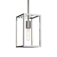 Camden&Wells - Cuadro Square Framed Pendant - Nickel - Front_Zoom