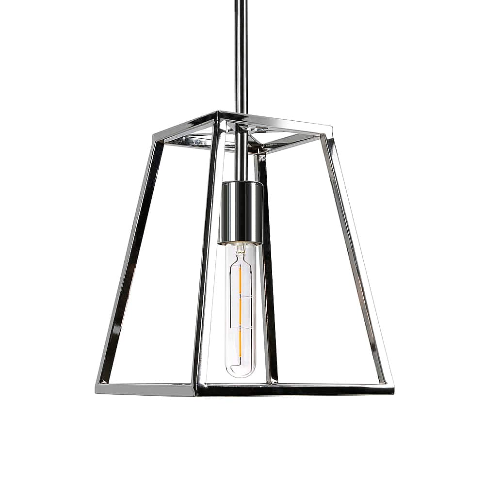 Angle View: Camden&Wells - Rhom Open-Framed Pendant - Polished Nickel