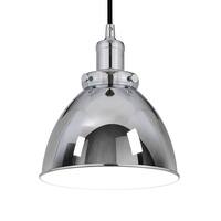 Camden&Wells - Madison 8" Metal Pendant - Polished Nickel - Front_Zoom