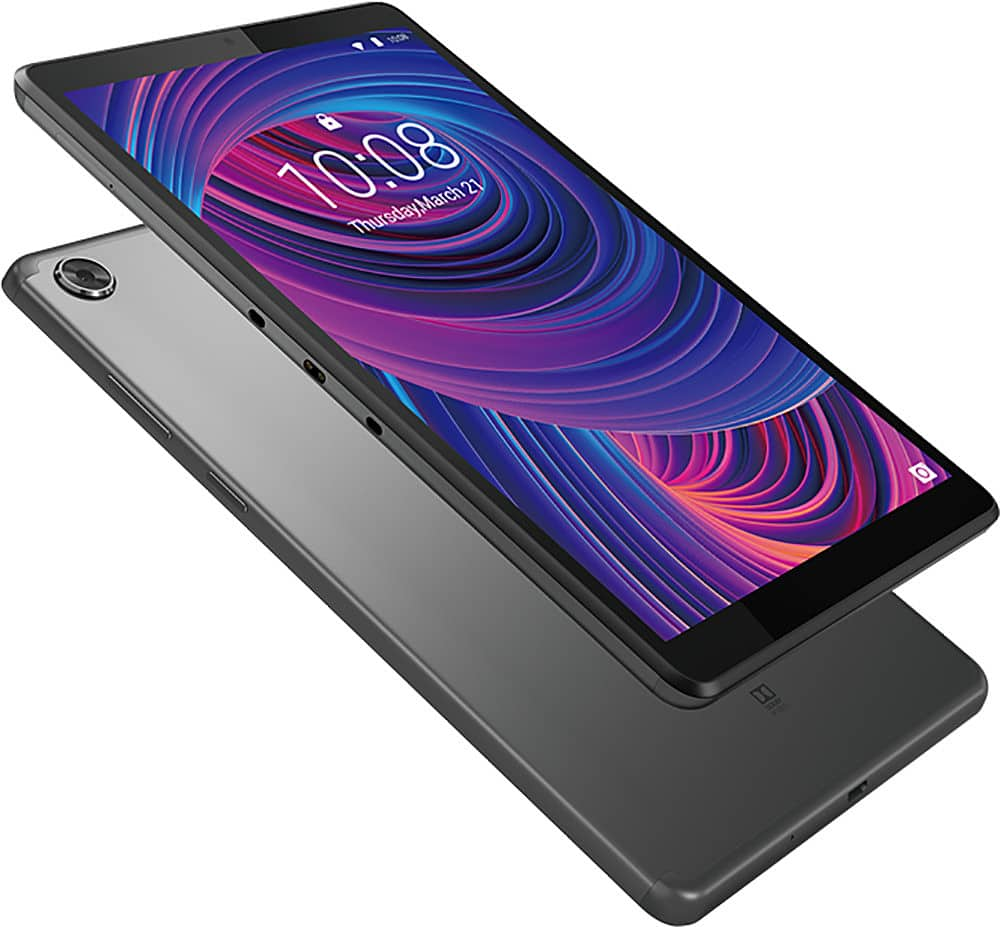 Angle View: Lenovo Tab M8 HD LTE, 8"" IPS Touch 350 nits, 2GB, 32GB, Android 9 Pie