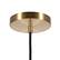 Alt View 17. Camden&Wells - Lance Seeded Glass Pendant - Brass.