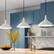 Alt View 16. Camden&Wells - Barton Metal Pendant - Matte White/Brass.