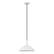 Alt View Zoom 17. Camden&Wells - Barton Metal Pendant - Matte White/Brass.
