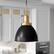 Alt View Zoom 11. Camden&Wells - Madison 12" Metal Pendant - Black/Brass.