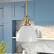 Alt View Zoom 11. Camden&Wells - Rockwell White Milk Glass Pendant - Brass.