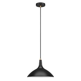 Hudson&Canal - Barton Metal Pendant - Matte Black/Brass
