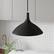 Alt View 11. Camden&Wells - Barton Metal Pendant - Matte Black/Brass.