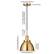Alt View Zoom 13. Camden&Wells - Madison 12" Metal Pendant - Brass.