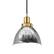 Front. Camden&Wells - Madison 8" Metal Pendant - Polished Nickel/Brass.