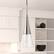 Alt View 11. Camden&Wells - Myra Clear Glass Pendant - Brushed Nickel.