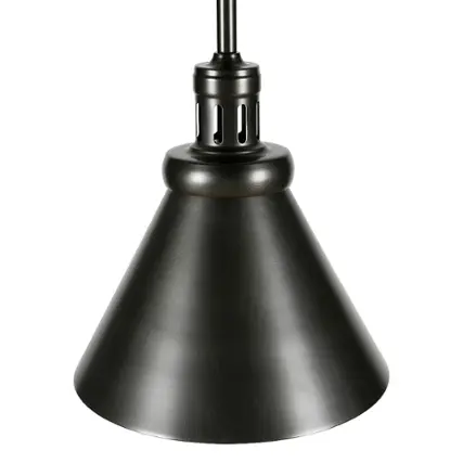 Front. Camden&Wells - Zeno Metal Pendant - Blackened Steel.