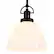 Alt View Zoom 16. Camden&Wells - Rockwell White Milk Glass Pendant - Blackened Bronze.