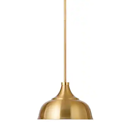 Front. Hudson&Canal - Mackenzie Metal Pendant - Brass.