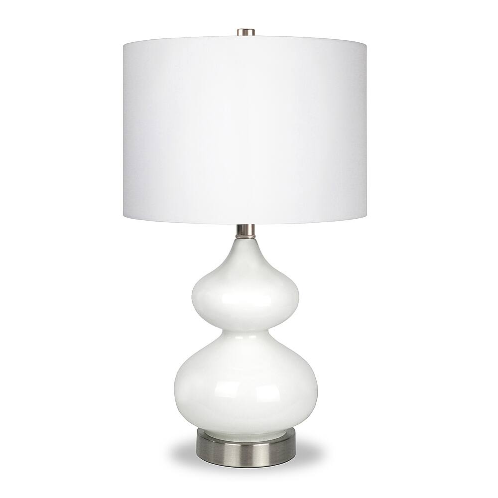 Best Buy: Camden&Wells Katrin Table Lamp White/Silver TL0038