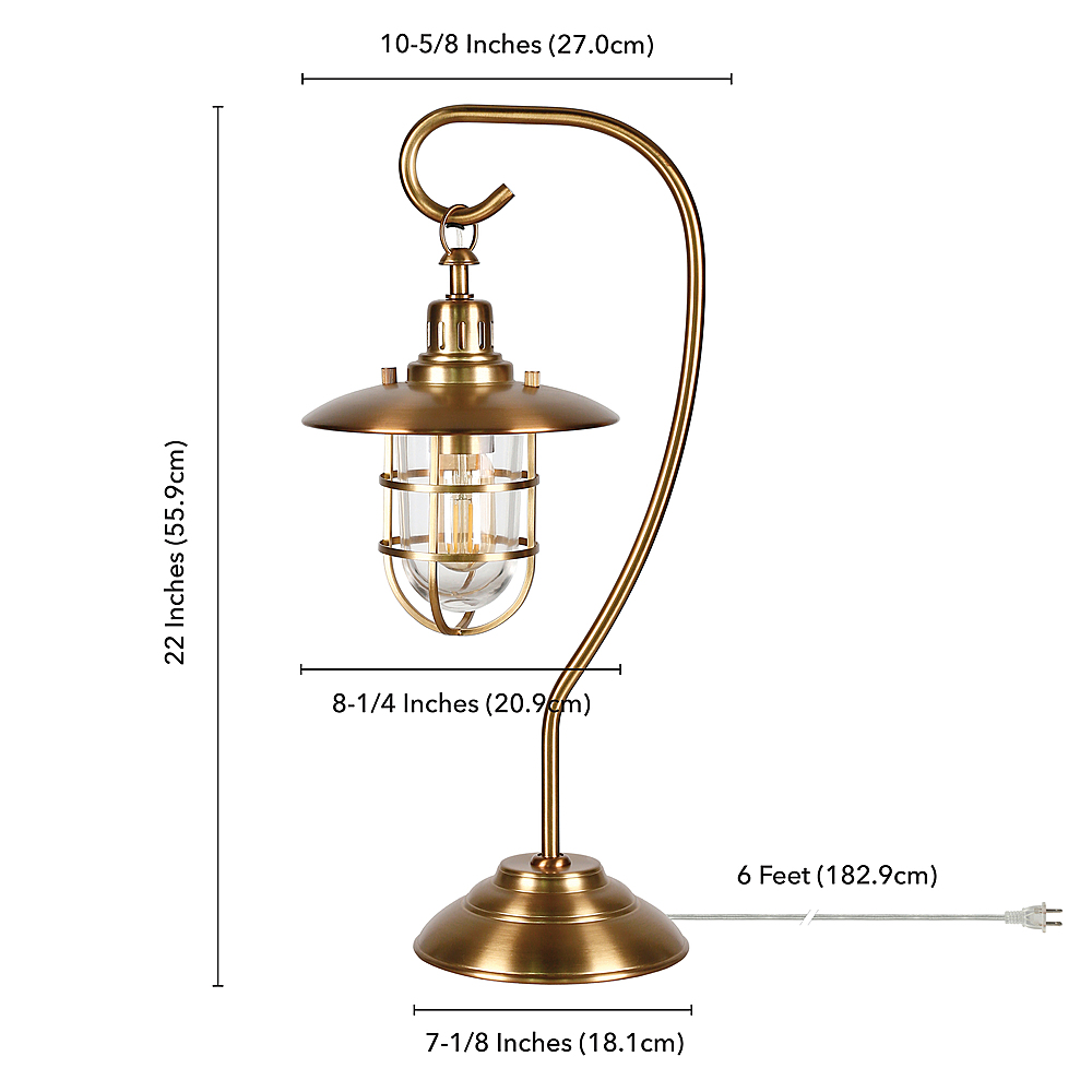 Best Buy: Camden&Wells Henderson Table Lamp Brass TL1126