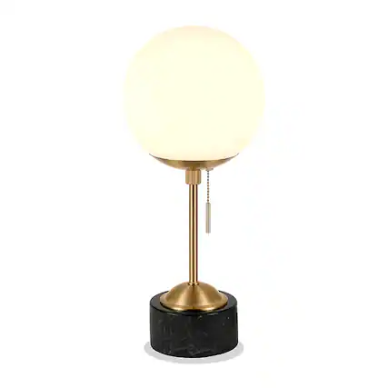 Front. Camden&Wells - Reagan Table Lamp - Gold/Black.