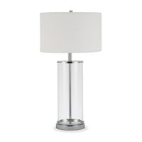 Camden&Wells - Rowan Table Lamp - Clear Glass/Polished Nickel - Front_Zoom
