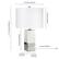 Alt View 13. Camden&Wells - Lena Table Lamp - Marble/Silver.