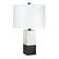 Angle. Camden&Wells - Lena Table Lamp - Marble/Black.