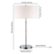 Alt View Zoom 13. Camden&Wells - Simone Table Lamp - Matte White/Polished Nickel.