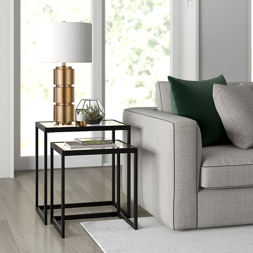 Alt View 12. Hudson&Canal - Campbell Table Lamp - Brass.