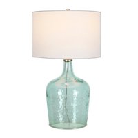 Camden&Wells - Casco Table Lamp - Textured Blue Glass - Front_Zoom