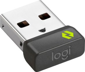Logitech - Logi Bolt USB Receiver - Black - Front_Zoom