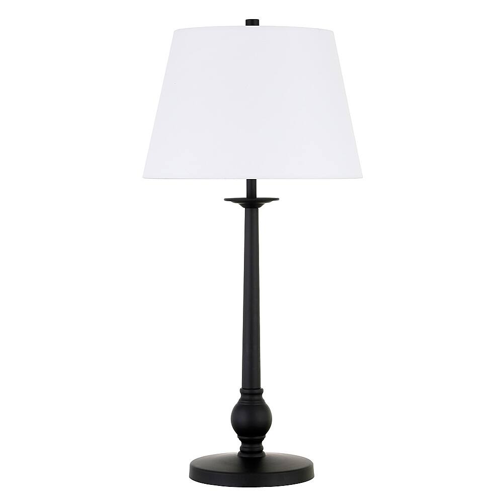 Angle. Hudson&Canal - Wilmer Table Lamp - Blackened Bronze.