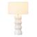 Front. Camden&Wells - Carlin Table Lamp - Matte White.