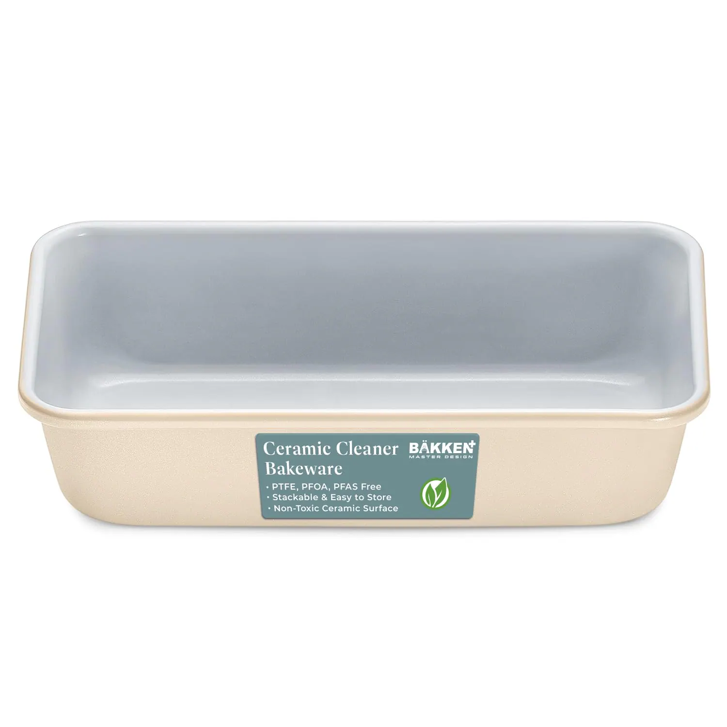 Ceramic Cleaner BAKKEN Bakeware PTFE, PFOA, PFAS Free Stackable & Easy to Store Non-Toxic Ceramic Surface
