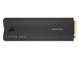 CORSAIR - MP700 PRO 2TB PCIe Gen5 x4 NVMe 2.0 M.2 SSD – TLC NAND, Air Cooler, Up to 12,400MB/s