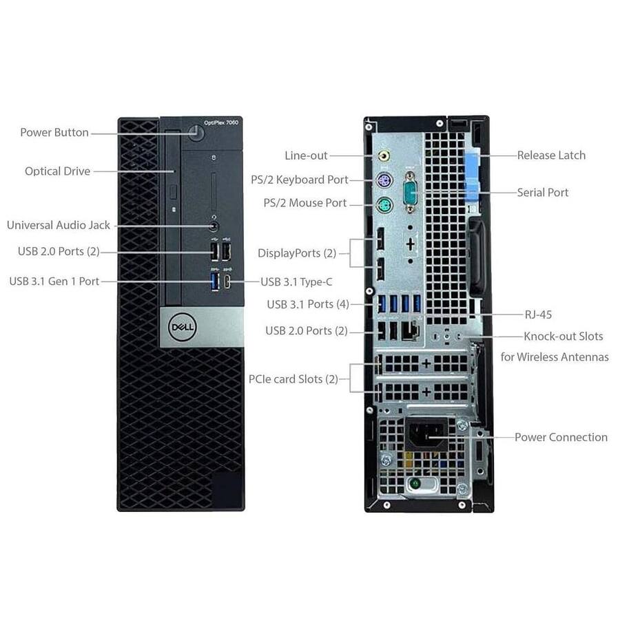 DELL OptiPlex 7060 i7 第8世代 ジャンク Dell OptiPlex 7060 SFF Desktop Computer Intel Core i7 8th