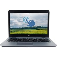 HP - EliteBook 14" Refurbished Laptop - Intel Core i7 - 16GB Memory - 512GB Solid State Drive - Silver - Front_Zoom