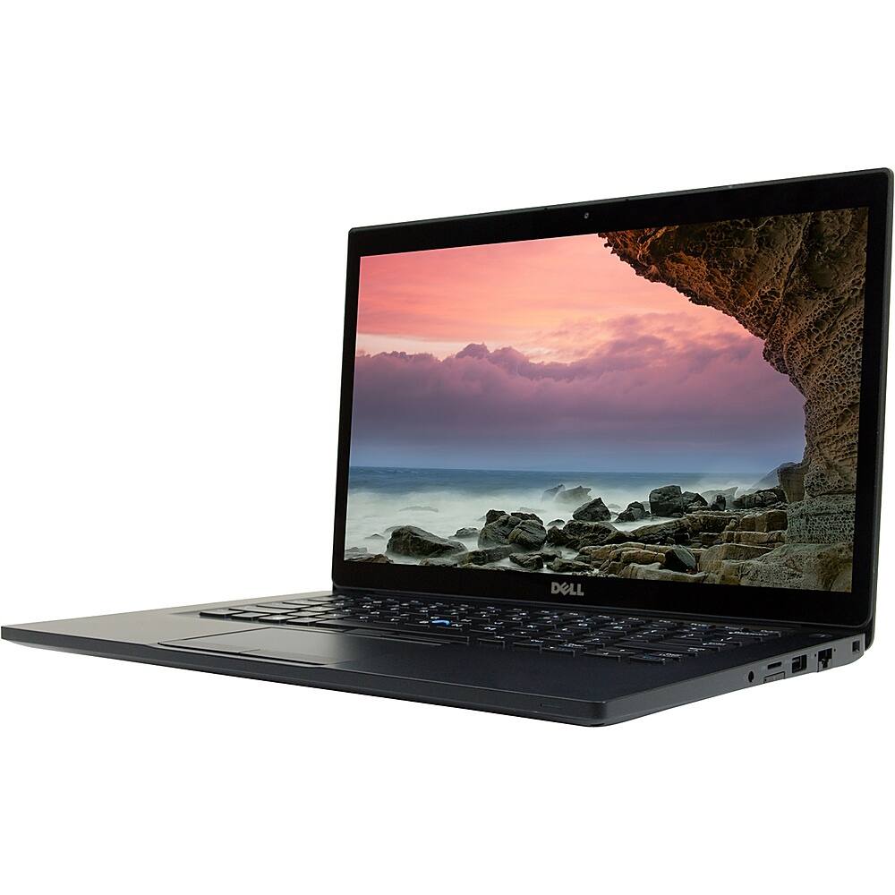 Left View: Dell - Latitude 7480 14" Refurbished Touch-Screen Laptop - Intel Core i5 - 16GB Memory - 512GB SSD