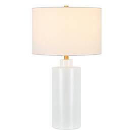 Hudson&Canal - Carlina Table Lamp - Matte White