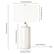 Alt View 13. Camden&Wells - Carlina Table Lamp - Matte White.