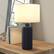 Alt View 16. Camden&Wells - Carlina Table Lamp - Matte Navy.