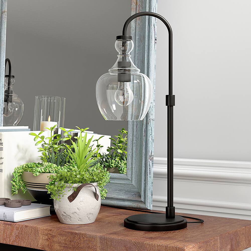 Alt View 11. Hudson&Canal - Verona Table Lamp - Blackened Bronze.