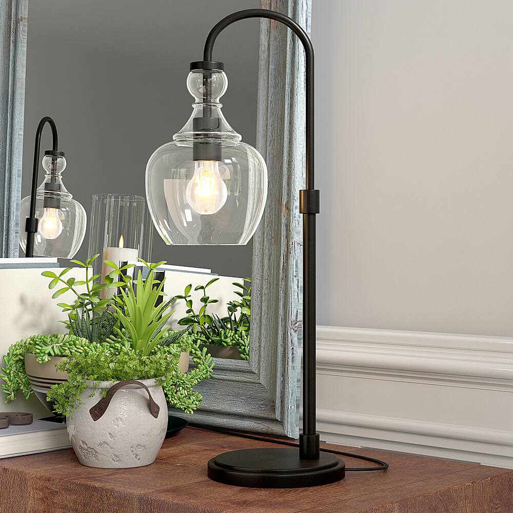 Alt View 16. Hudson&Canal - Verona Table Lamp - Blackened Bronze.