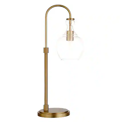 Front. Camden&Wells - Verona Table Lamp - Brushed Brass.