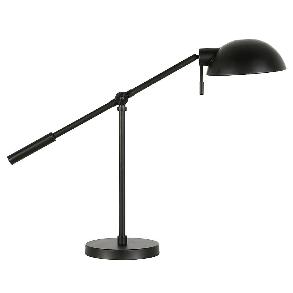 Angle. Hudson&Canal - Dexter Table Lamp - Blackened Bronze.