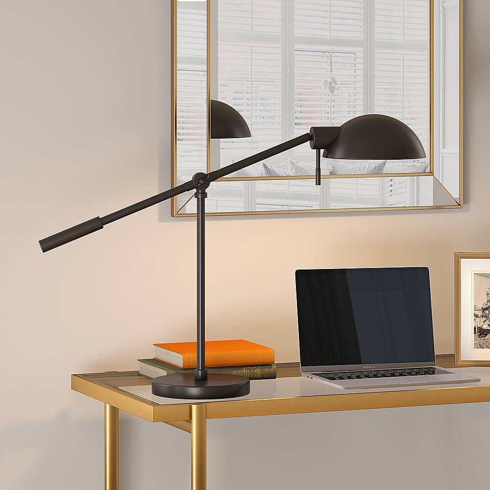 Alt View 17. Hudson&Canal - Dexter Table Lamp - Blackened Bronze.