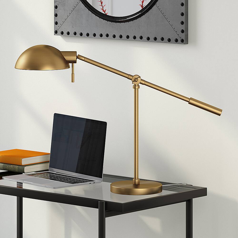 Alt View 11. Hudson&Canal - Dexter Table Lamp - Brass.