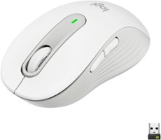 Logitech - Signature M650 Wireless Scroll Mouse with Silent Clicks - Off-White - Front_Zoom