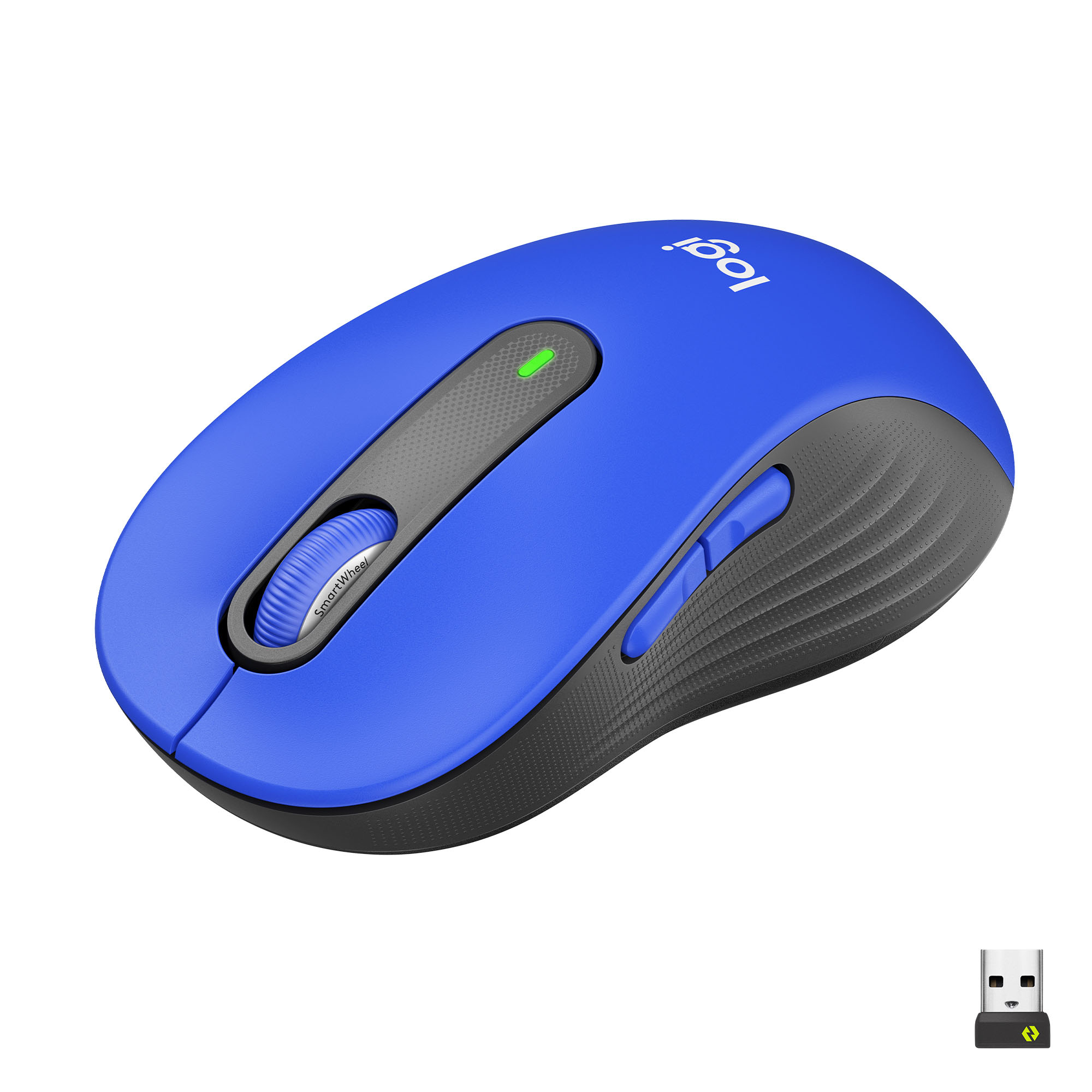 Logitech Signature M650 Full-size Wireless Scroll Mouse Silent Clicks Blue 910-006232 - Best Buy