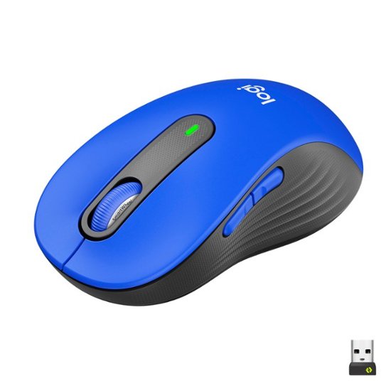 Logitech Signature M650 L Full-size Wireless Scroll Mouse with Silent  Clicks Blue 910-006232 - Best Buy