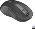 Logitech - Signature M650 L Wireless Left-Handed Scroll Mouse with Silent Clicks - Graphite