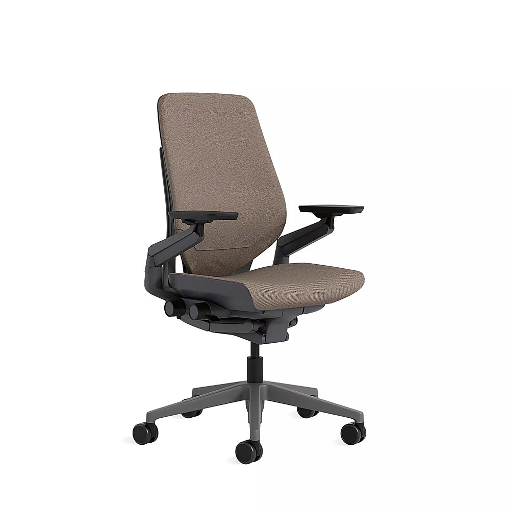 Angle View: Steelcase - Gesture Shell Back Office Chair - Truffle