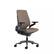 Angle. Steelcase - Gesture Shell Back Office Chair - Truffle.